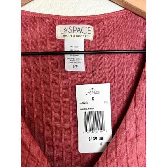 L*Space Jasmine Jumper - Color: Brick - Size: Small - NWT - Picture 5 of 5